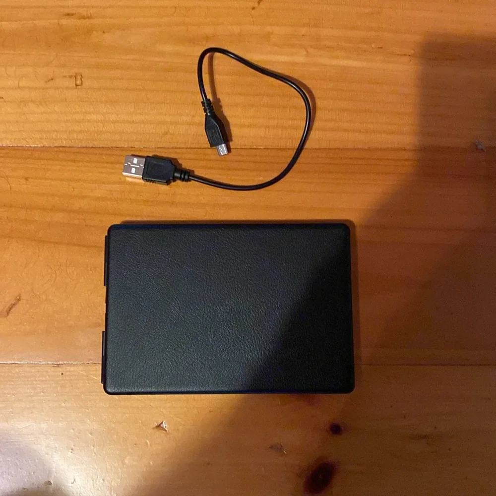 Compact Black Foldable Keyboard